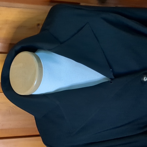 Y EXCHANGE* fully lined 4 button belted dbl pkt notch collar 3/4 trench coat - Picture 5 of 17